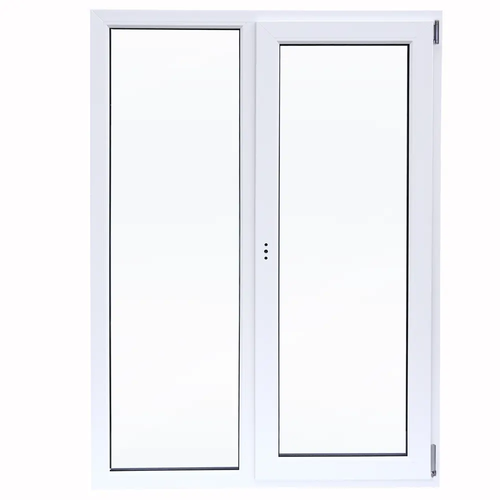 Окно пластиковое ПВХ VEKA двустворчатое 1160x1000 мм (ВхШ) однокамерный стеклопакет белый/белый в Чебоксарах