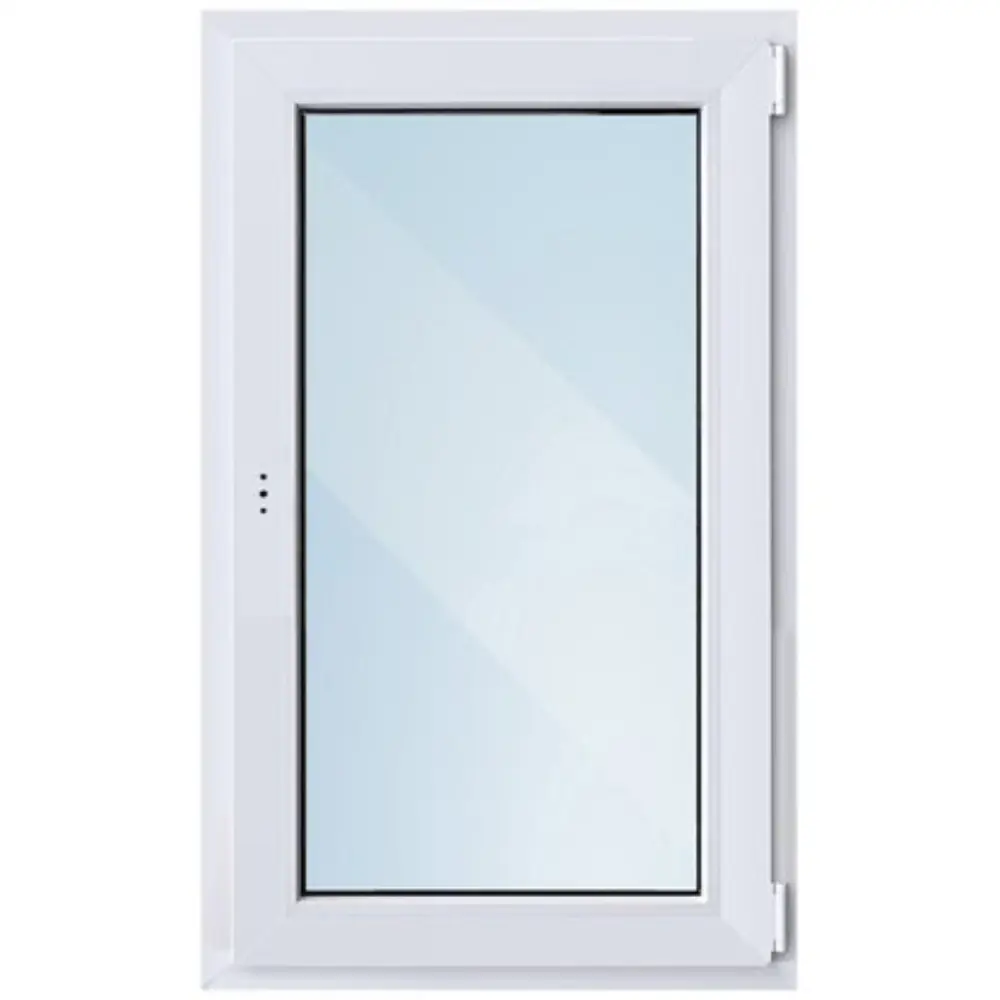 Пластиковое окно ПВХ Brusbox Aero двустворчатое 1200x1200 мм (ВхШ) однокамерный стеклопакет белый (с двух сторон) в Чебоксарах — изображение 2