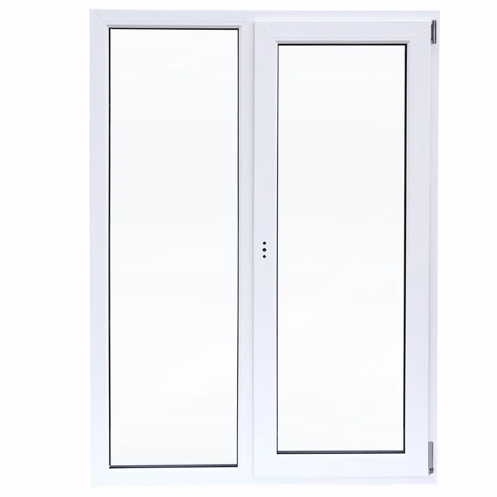 Пластиковое окно ПВХ Brusbox Aero двустворчатое 1200x1200 мм (ВхШ) однокамерный стеклопакет белый (с двух сторон) в Чебоксарах — изображение 6