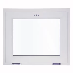 Окно пластиковое ПВХ VEKA одностворчатое 640x870 мм (ВxШ) фрамуга двуxкамерный стеклопакет белый/белый в Чебоксарах