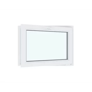Окно-фрамуга ПВХ поворотно-откидное 65х90см Wintech Isotech 530 однокамерный стеклопакет Золотистый дуб на Чебоксарах