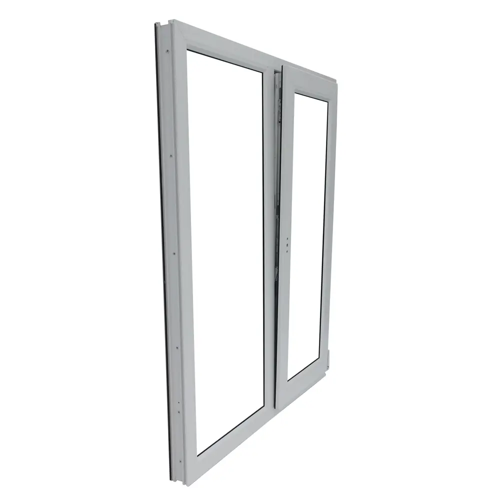 Окно пластиковое ПВХ VEKA двустворчатое 1200x1000 мм (ВхШ) двухкамерный стеклопакет белый/темный дуб в Чебоксарах — изображение 7