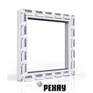 Пластиковое окно ПВХ 70 Рехау Grazio 600x600мм (ВхШ) глухое двухкамерное белое в Чебоксарах