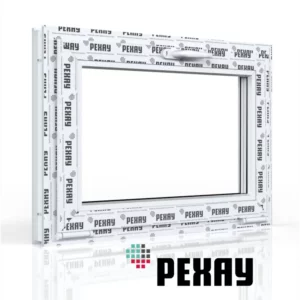 Пластиковое окно ПВХ Рехау Blitz 550x900мм фрамуга белый на Чебоксарах