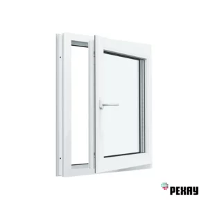 Пластиковое окно ПВХ Рехау Blitz 900x900мм (ВхШ) одностворчатое поворотно-откидное однокамерный стеклопакет в Чебоксарах
