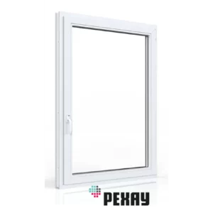 Пластиковое окно ПВХ Рехау Blitz 700x500мм одностворчатое поворотно-откидное правый белый в Чебоксарах