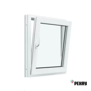 Пластиковое окно ПВХ Рехау Blitz одностворчатое поворотно-откидное 600x600мм однокамерный стеклопакет цвет белый в Чебоксарах