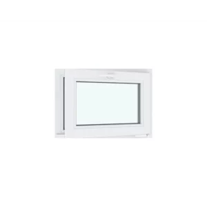 Окно-фрамуга ПВХ поворотно-откидное 50х70см Wintech Isotech 530 однокамерный стеклопакет Золотистый дуб в Чебоксарах