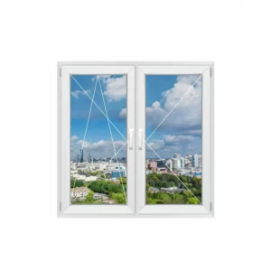 Окно ПВХ Rehau_Grazio_Размер1900*1000 двухстворчатое 100х190см внутренний двухкамерный в Чебоксарах