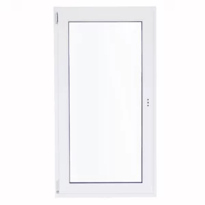 Окно пластиковое ПВХ VEKA одностворчатое 870x600 мм (ВхШ) левое поворотно-откидное двухкамерный стеклопакет белый/белый Чебоксарах