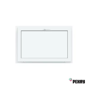 Окно ПВХ фрамуга 60x105см Рехау Blitz двухкамерный стеклопакет в Чебоксарах