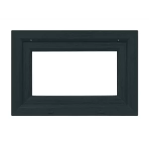 Пластиковое окно-фрамуга ПВХ VEKA одностворчатое 47x70 мм (ВхШ) однокамерный стеклопакет цвет белый/серый антрацит в Чебоксарах