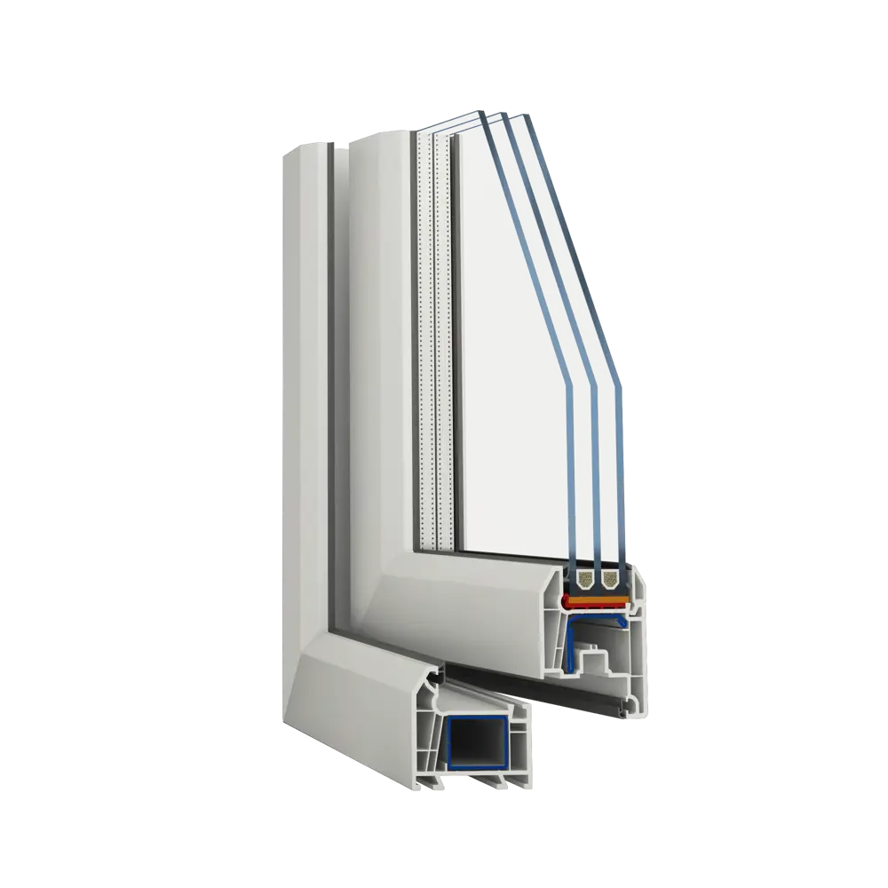 Пластиковое окно ПВХ Veka WHS 1500x700мм одностворчатое поворотно-откидное правое однокамерный стеклопакет белый в Чебоксарах — изображение 3