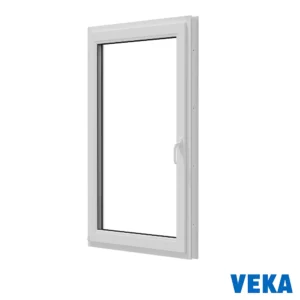 Пластиковое окно ПВХ Veka WHS 1000x1000мм одностворчатое поворотно-откидное левое двухкамерный стеклопакет белый в Чебоксарах