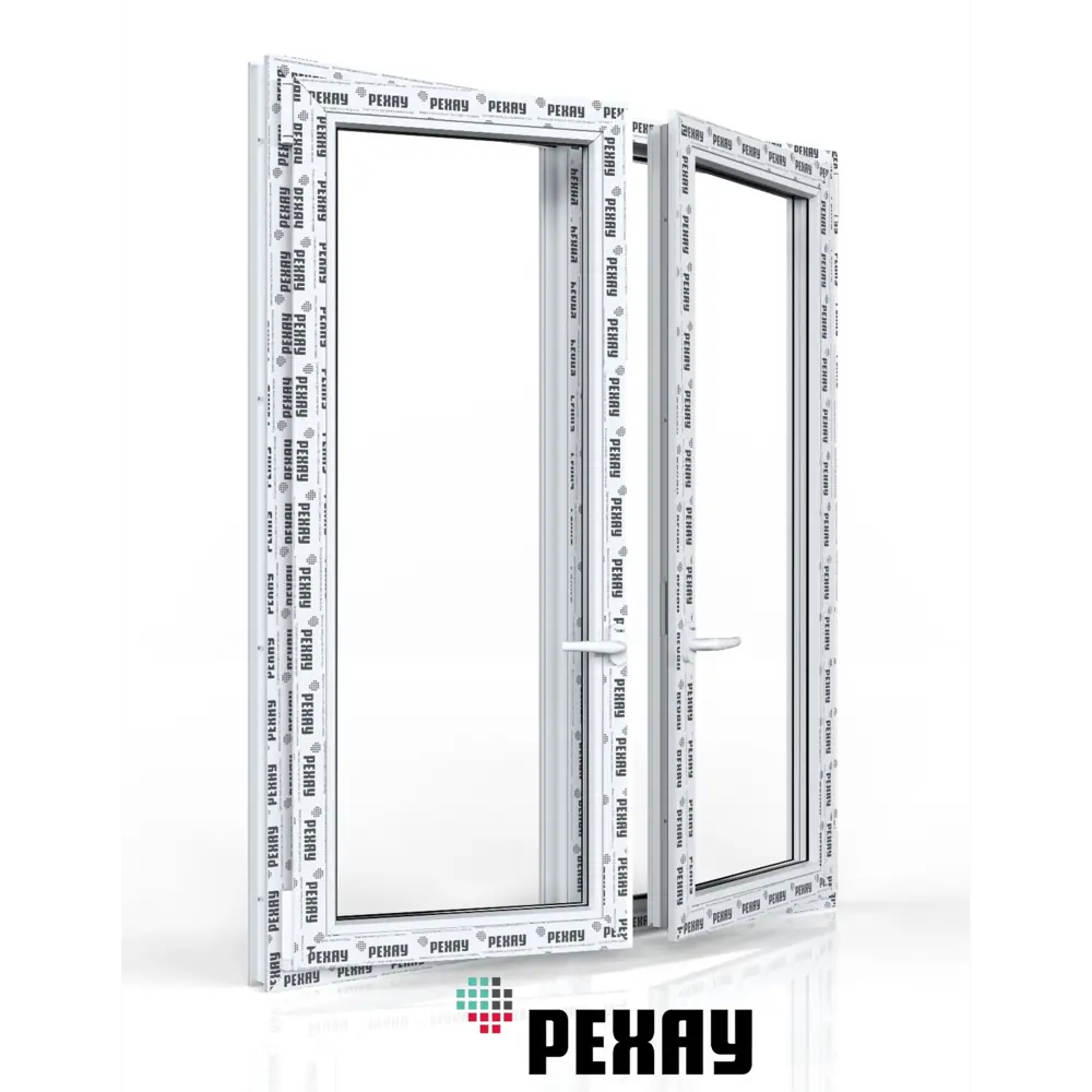 Пластиковое окно ПВХ Рехау двухстворчатое 1200x1000мм (ВхШ) двухкамерный стеклопакет белый/темный дуб в Чебоксарах — изображение 6