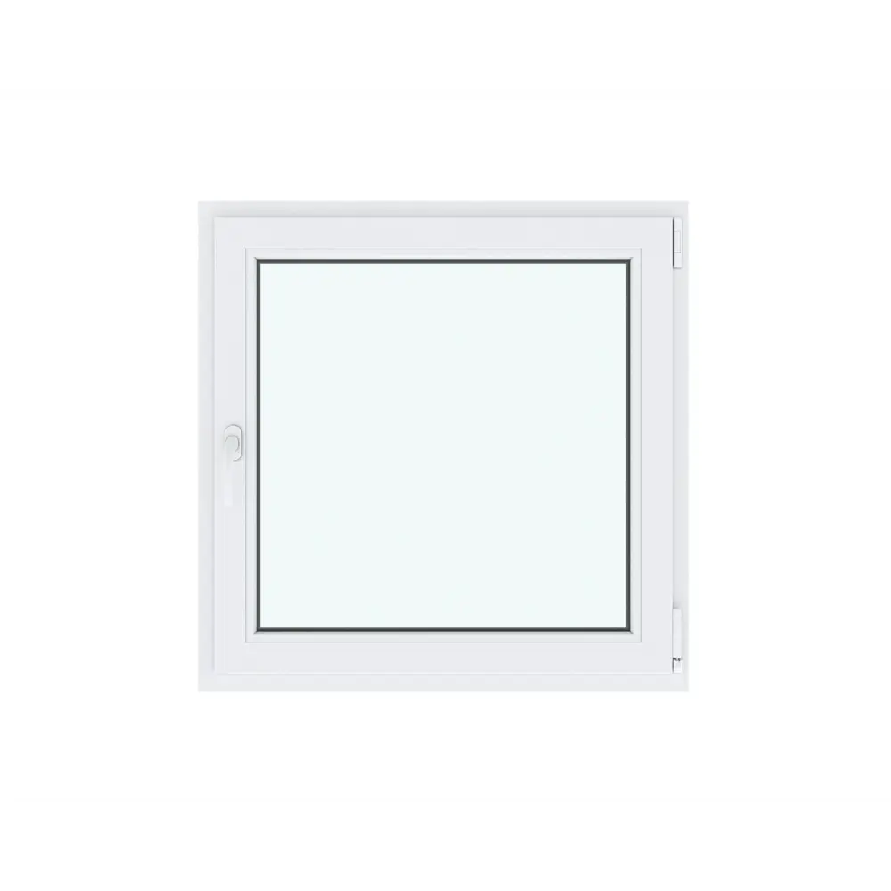 Пластиковое Окно ПВХ VEKA WHS 60 двухстворчатое ширина 120 х высота 100 см правое глухое левое поворотно откидное с ручкой однокамерный стеклопакет в Чебоксарах — изображение 5