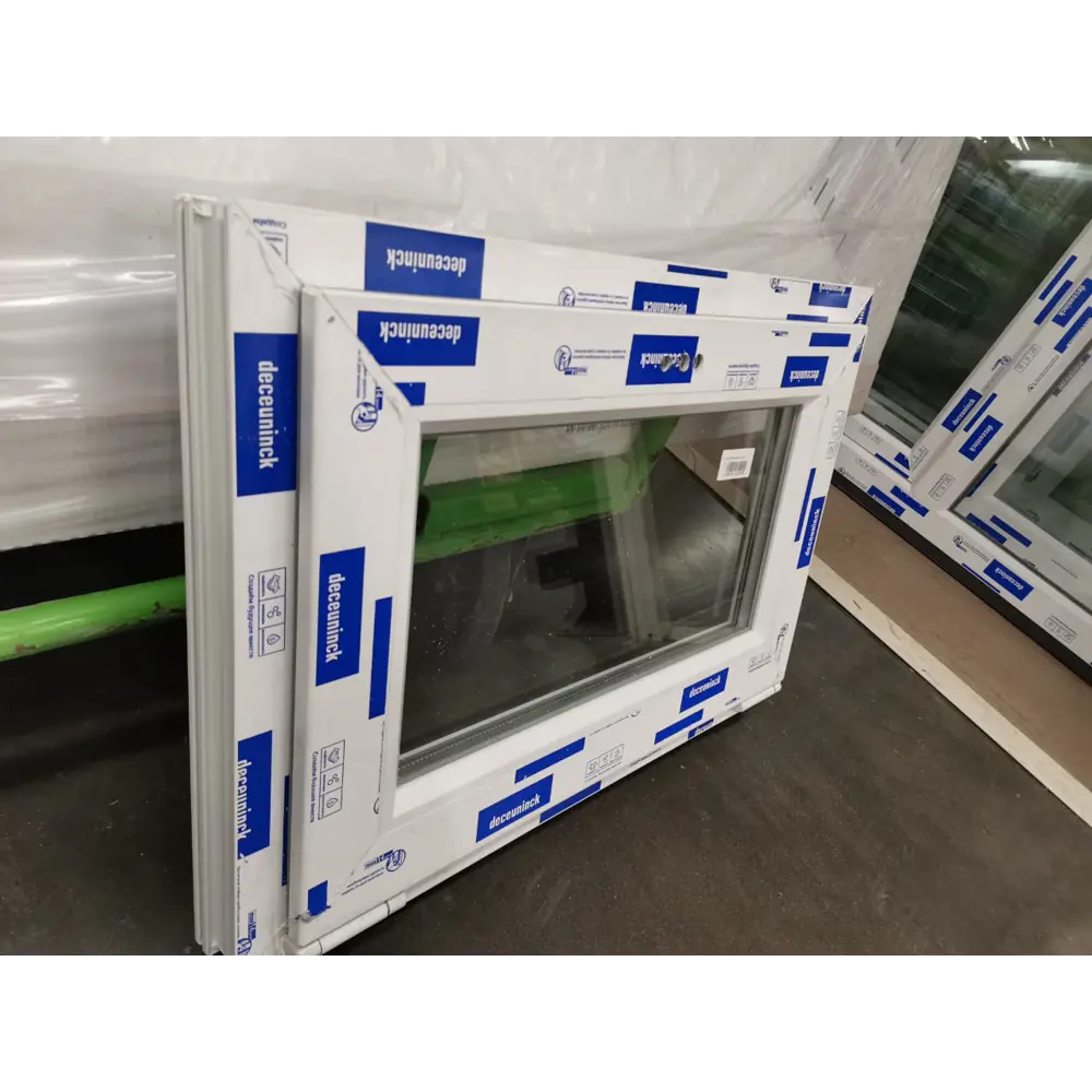 Пластиковое окно ПВХ Brusbox Aero одностворчатое 700x700мм (ВхШ) однокамерный стеклопакет белый в Чебоксарах — изображение 4
