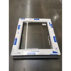Пластиковое окно ПВХ Brusbox Aero глухое 1200x1100мм (ШхВ) двухкамерный стеклопакет белый в Чебоксарах