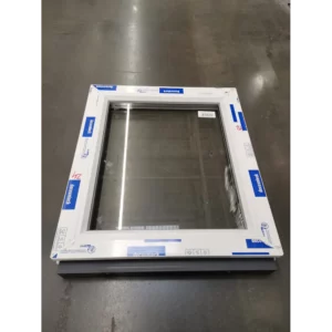 Пластиковое окно ПВХ Brusbox Aero глухое 900x2100мм (ШхВ) двухкамерный стеклопакет белый в Чебоксарах
