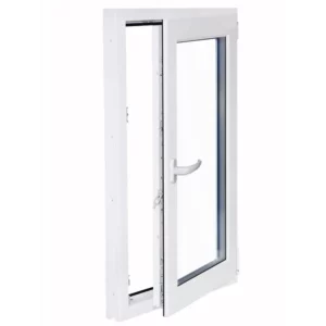 Пластиковое окно ПВХ WHS by Veka ТРИ ОКНА 110х80см одностворчатое однокамерный стеклопакет белый в Чебоксарах