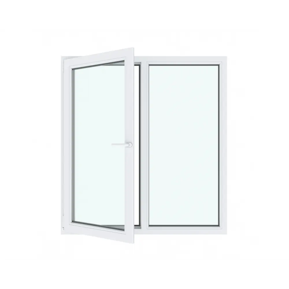Окно ПВХ VEKA WHS 72 откидное с ручкой Rhapsody ширина 120 х высота 70 см двухкамерный стеклопакет 32мм энергосберегающий в Чебоксарах — изображение 3