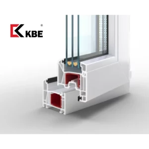 Окно ПВХ глухое КВЕ Engine 58 100х70 однокамерный стеклопакет цвет белый в Чебоксарах