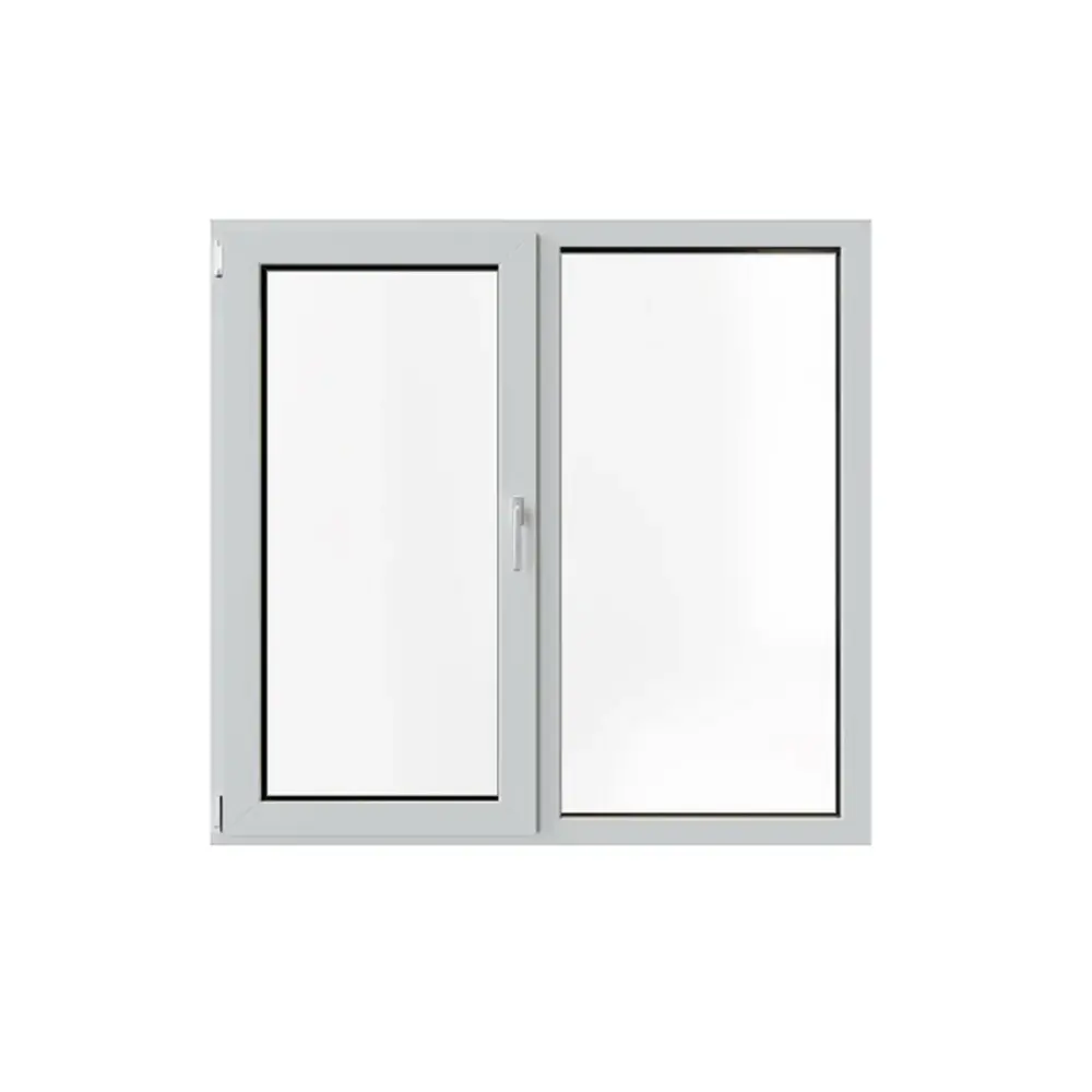 Пластиковое окно ПВХ WHS by Veka ТРИ ОКНА 120х120см двухстворчатое однокамерный стеклопакет белый Чебоксары в Чебоксарах — изображение 2