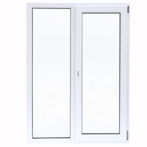 Окно пластиковое ПВХ VEKA двустворчатое 1200x1000 мм (ВхШ) двухкамерный стеклопакет белый/белый Чебоксарах