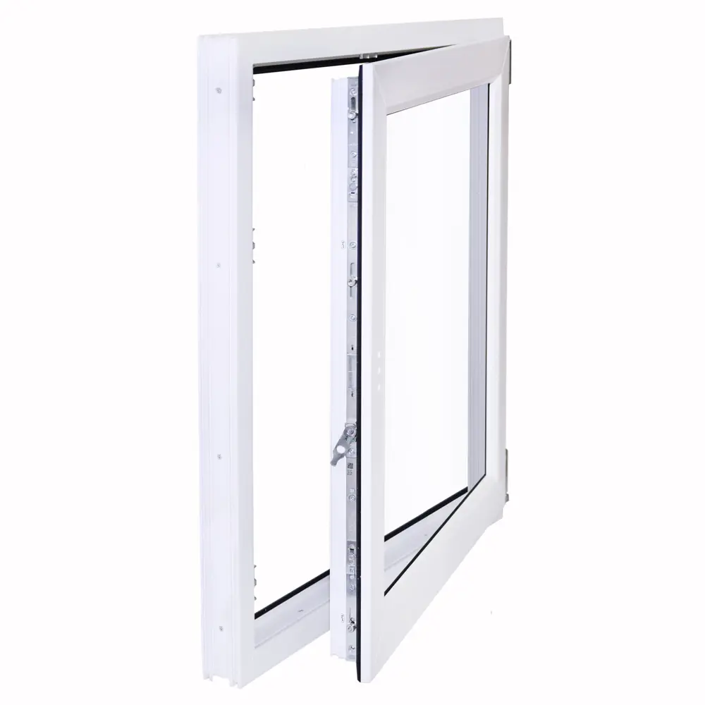 Окно пластиковое ПВХ VEKA одностворчатое 870x900 мм (ВхШ) правое однокамерный стеклопакет белый/белый в Чебоксарах — изображение 2