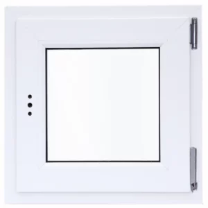 Окно пластиковое ПВХ VEKA одностворчатое 570x600 мм (ВхШ) правое однокамерный стеклопакет белый/темный дуб в Чебоксарах (в Юго-Западном районе)