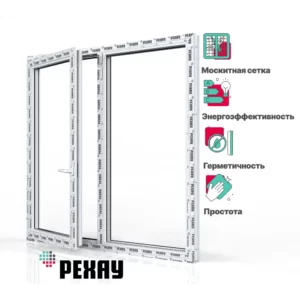 Окно пластиковое ПВХ VEKA одностворчатое 1170x800 мм (ВхШ) правое однокамерный стеклопакет белый/темный дуб в Чебоксарах