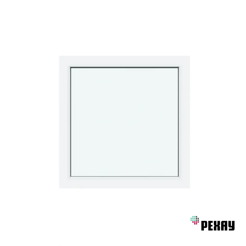 Пластиковое окно ПВХ Рехау двухстворчатое глухое левое/ поворотное-откидное правое 1500x1300мм (ВхШ) двухкамерный стеклопакет антрацитово-серый/белый в Чебоксарах — изображение 10