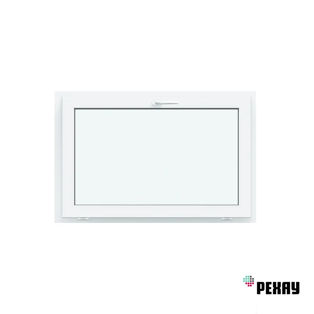 Окно ПВХ фрамуга 60x100 см Рехау Blitz однокамерный стеклопакет в Чебоксарах