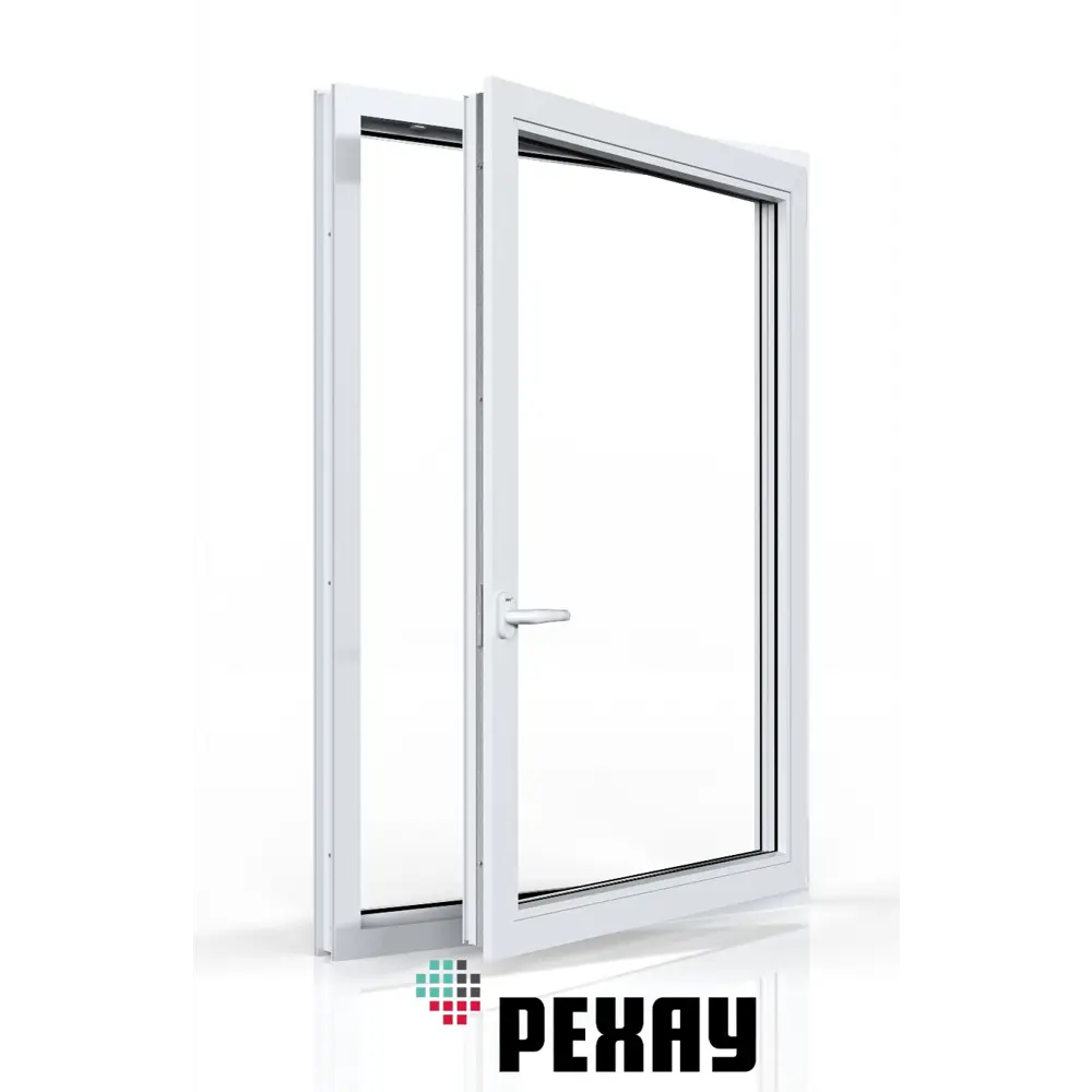 Пластиковое окно + моск сетка Рехау Grazio профиль 70мм 700x500мм одностворчатое пово-отк правый энергосберегающий двухкамерный стеклопакет в Чебоксарах — изображение 3