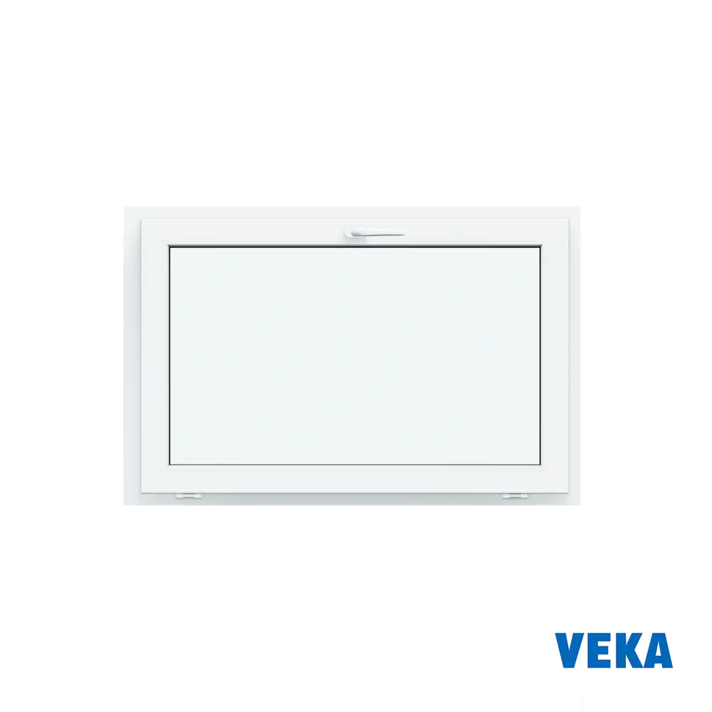 Окно пластиковое ПВХ Veka WHS 450x700мм (ВхШ) фрамуга двухкамерный стеклопакет цвет белый в Чебоксарах — изображение 5