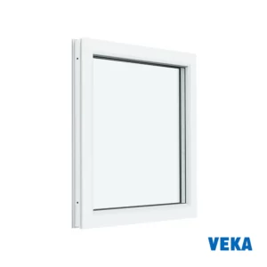 Пластиковое окно ПВХ VEKA 1000x1000мм (ВхШ) глухое двухкамерный стеклопакет белый (с двух сторон) в Чебоксарах