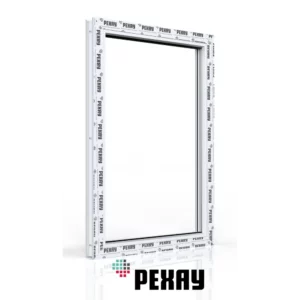 Пластиковое окно ПВХ Рехау Grazio 1200x400мм (ВхШ) одностворчатое глухое двухкамерный стеклопакет белый в Чебоксарах