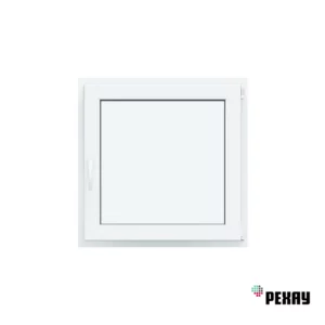 Пластиковое окно ПВХ Рехау Blitz 1000x1000мм (ВхШ) одностворчатое поворотно-откидное однокамерный стеклопакет в Чебоксарах (в Юго-Западном районе)
