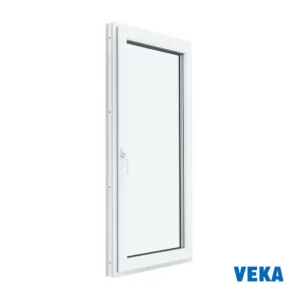 Пластиковое окно ПВХ Veka WHS одностворчатое поворотно-откидное 900x650мм двухкамерный стеклопакет цвет белый в Чебоксарах