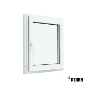 Пластиковое окно ПВХ Veka WHS 800x500мм одностворчатое поворотно-откидное левое двухкамерный стеклопакет белый в Чебоксарах