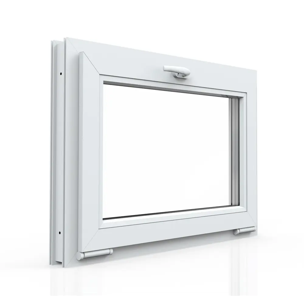 Пластиковое окно ПВХ VEKA 1100x800мм (ВхШ) одностворчатое двухкамерный стеклопакет белый (с двух сторон) в Чебоксарах — изображение 3