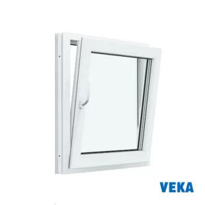 Пластиковое окно ПВХ Veka 700x700мм (ВхШ) одностворчатое правое двухкамерный стеклопакет белый в Чебоксарах