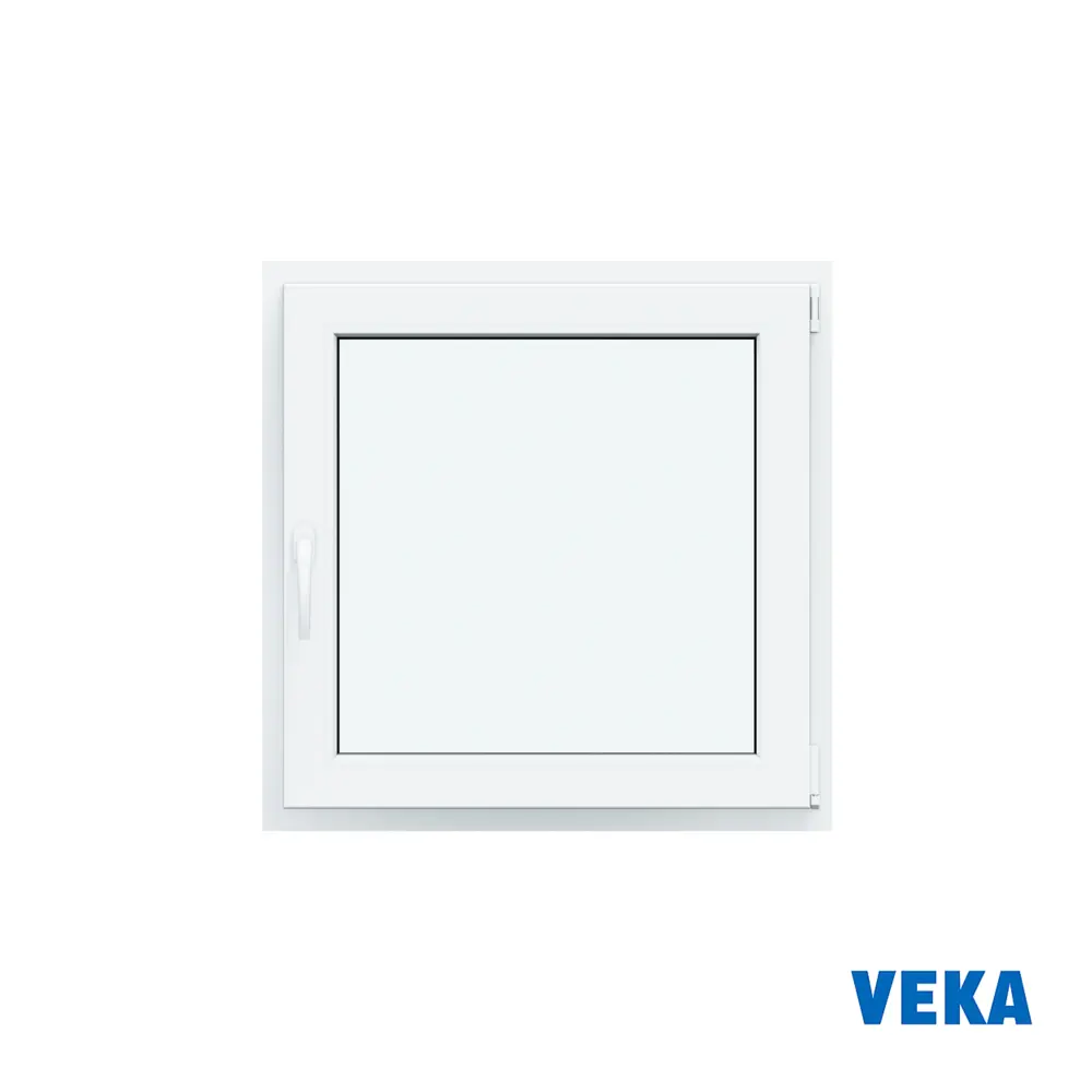 Пластиковое окно ПВХ Veka одностворчатое правое 900x800мм (ВхШ) двухкамерный стеклопакет в Чебоксарах — изображение 3