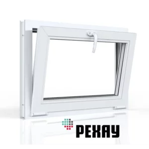 Пластиковое окно ПВХ 70 Рехау Grazio 1440x870мм (ВхШ) одностворчатое правое двухкамерное белое + москитная сетка в Чебоксарах