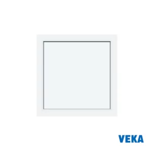 Пластиковое окно ПВХ Veka WHS глухое 700x700мм двухкамерный стеклопакет цвет белый в Чебоксарах