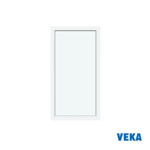 Пластиковое окно ПВХ Veka 700x600мм (ВхШ) одностворчатое глухое двухкамерный стеклопакет белый Чебоксары в Чебоксарах