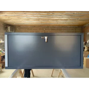 Морозостойкая входная утепленная дверь из дерева для коттеджа Grand Wood G7 227x86см левый цвет белый RAL 9003 в Чебоксарах