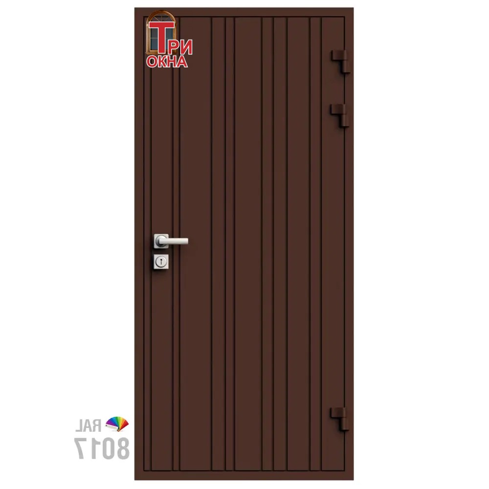 Морозостойкая входная утепленная дверь из дерева для коттеджа Elite Timber E39 227x86см правый цвет белый RAL9003 в Чебоксарах — изображение 4