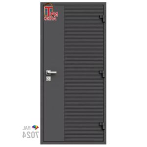 Морозостойкая входная утепленная дверь из дерева для коттеджа Elite Timber E35 207x96см левый цвет белый RAL9003 в Чебоксарах