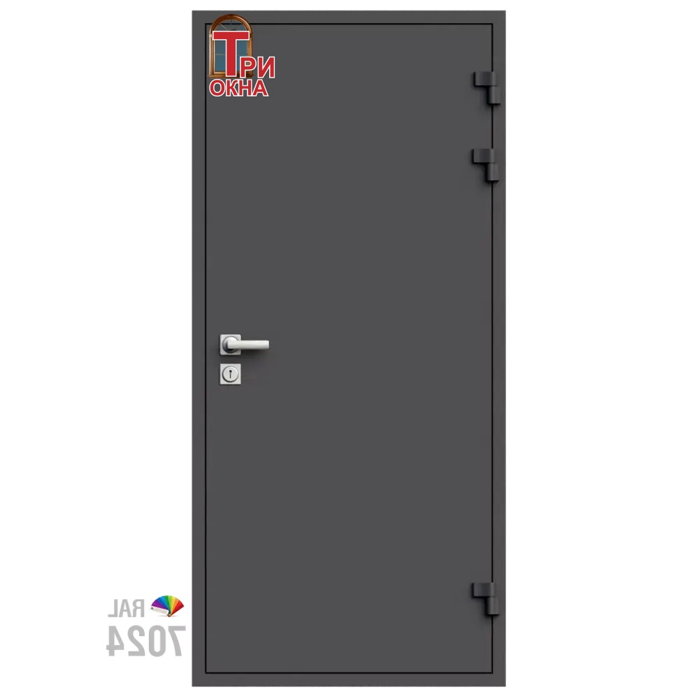 Морозостойкая входная утепленная дверь из дерева для коттеджа Termo Light T1 207x86см правый цвет коричневый RAL 8017 в Чебоксарах — изображение 8